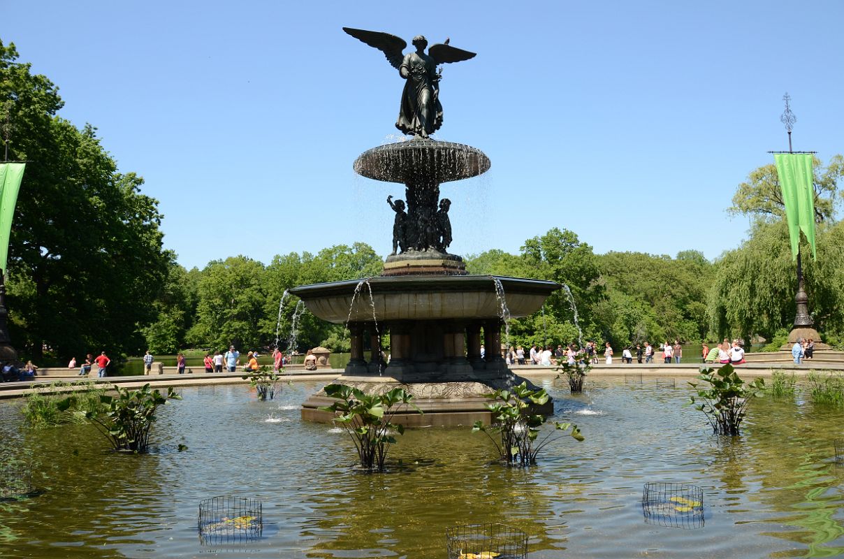 16D Bethesda Fountain Gospel of John Describes An Angel Blessing The Pool of Bethesda And Giving It Healing Powers Central Park